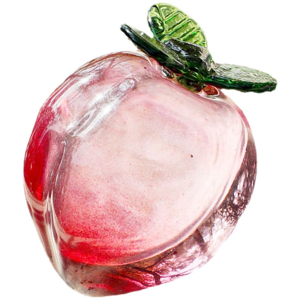 桃の置き物 Amazon.co.jp: Mellshy クリスタルピーチの置物 桃の装飾 人工フルーツ